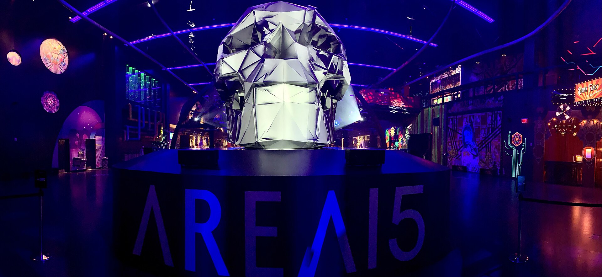 Inside AREA15, the Las Vegas entertainment complex whose owners want to build an NBA arena next door